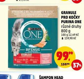 Penny Market Purina one granule pro kočky nabídka