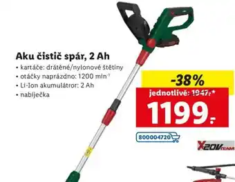 Lidl Aku čistič spár, 2 Ah nabídka