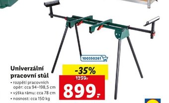 Lidl Univerzální pracovní stůl nabídka