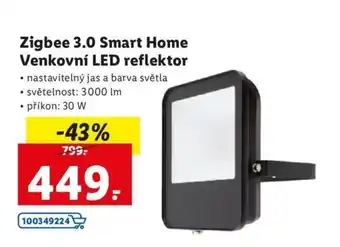 Lidl Zigbee 3.0 Smart Home Venkovní LED reflektor nabídka