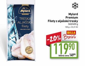 Billa Mylord Premium Filety z aljašské tresky nabídka
