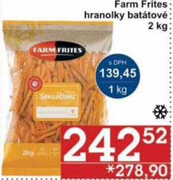 Jip Farm Frites hranolky batátové: 2 kg nabídka