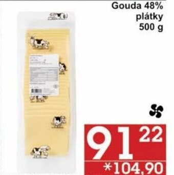 Jip Gouda 48% plátky 500 g nabídka
