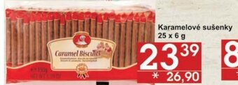 Jip Karamelové sušenky 25 x 6 g nabídka