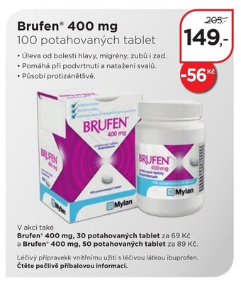 Magistra lékárny Brufen 400 mg nabídka