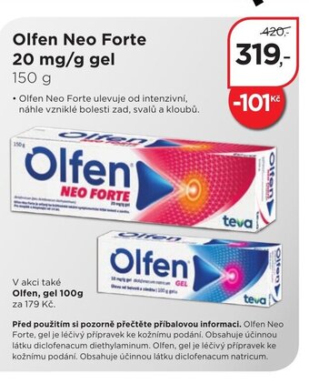 Magistra lékárny Olfen Neo Forte 20 mg/g gel nabídka
