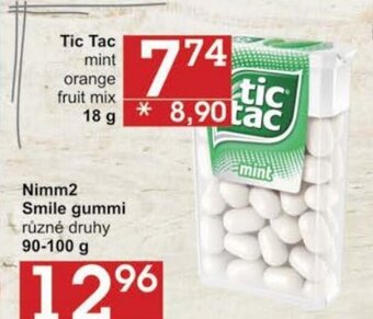 Jip Tic Tac nabídka