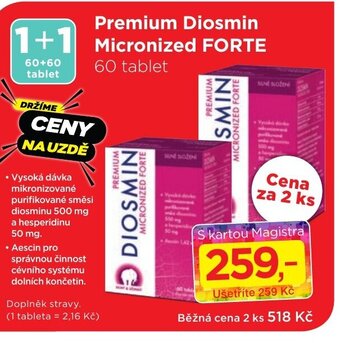 Magistra lékárny Premium Diosmin Micronized FORTE 60 tablet nabídka