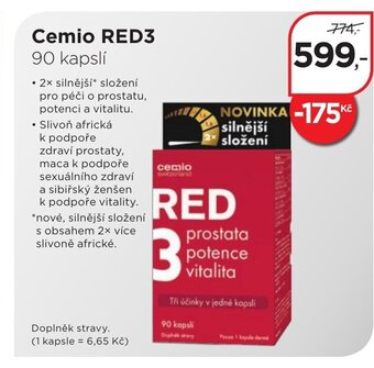 Magistra lékárny Cemio RED3 90 kapslí nabídka