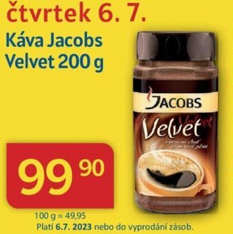 Kubík potraviny Káva Jacobs Velvet 200 g nabídka