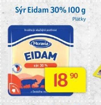 Kubík potraviny Sýr Eidam 30% 100 g nabídka