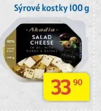 Kubík potraviny Sýrové kostky 100 g nabídka