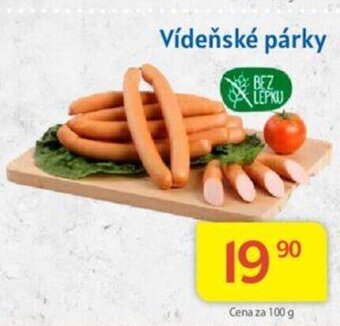 Kubík potraviny Vídeňské párky nabídka