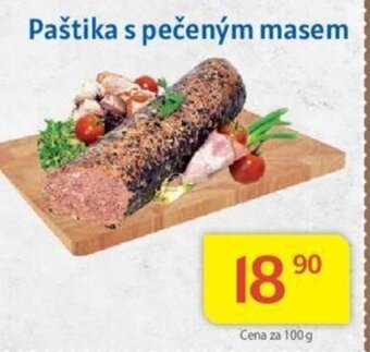 Kubík potraviny Paštika s pečeným masem nabídka