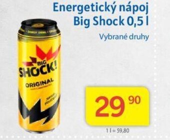 Kubík potraviny Energetický nápoj Big Shock 0,5 L nabídka