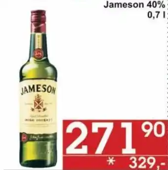 Jameson 40% 0,7 1