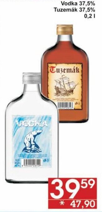 Jip Vodka 37,5% Tuzemák 37,5% 0,2 l nabídka