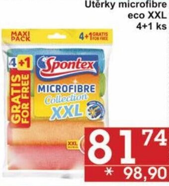 Jip Utěrky microfibre eco XXL 4+1 ks nabídka