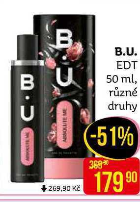 Teta B.u. toaletní voda 50ml, vybrané druhy nabídka