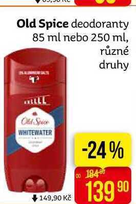 Teta Old spice tuhý deodorant 85ml, vybrané druhy nabídka