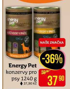Teta Energy pet konzervy pro psy 1240g nabídka