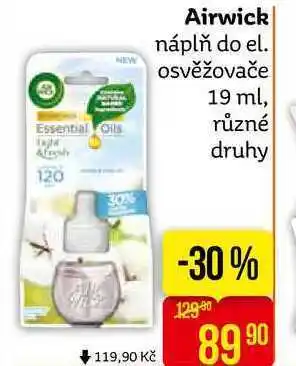 Teta Airwick náplň do el. osvěžovače 19 ml, různé druhy nabídka