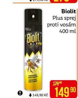Teta Biolit plus sprej proti vosám 400 ml nabídka