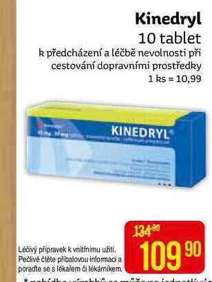 Teta Kinedryl 10 tablet nabídka