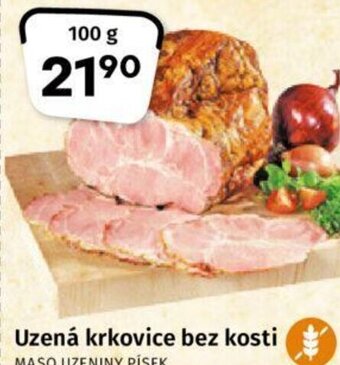 Coop Uzená krkovice bez kosti MASO UZENINY PÍSEK nabídka