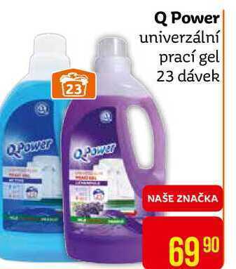 Teta Q power univerzální prací gel 23 dávek nabídka