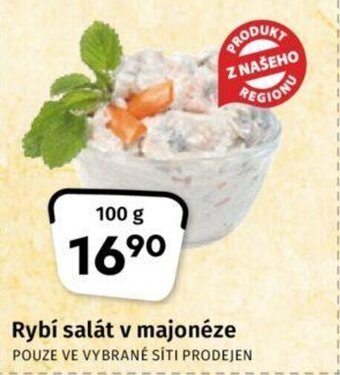 Coop Rybí salát v majonéze nabídka