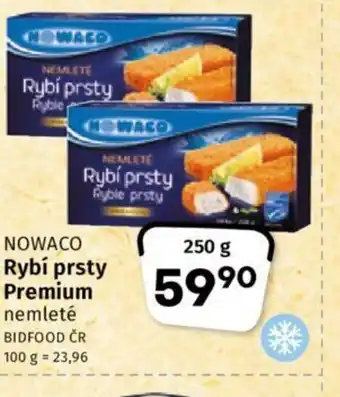NOWACO Rybí prsty Premium nemleté BIDFOOD ČR 100 g = 23,96