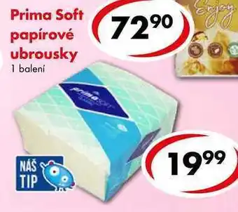 CBA Prima soft papírové ubrousky nabídka