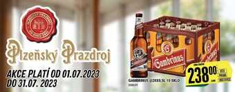 Tamda Foods Gambrinus @20x0,5l 10 sklo nabídka