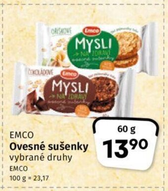 Coop EMCO Ovesné sušenky nabídka