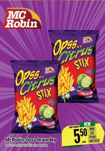 Tamda Foods Mcrobin opss hranolky nabídka
