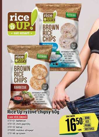 Tamda Foods Rice up rýžové chipsy 60 g nabídka
