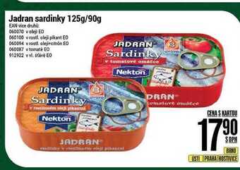 Jadran sardinky 125g/90g