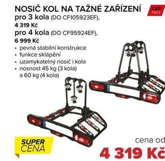 Auto Kelly NOSIČ KOL NA TAŽNÉ ZAŘÍZENÍ nabídka