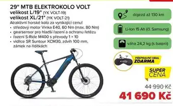 Auto Kelly 29" MTB ELEKTROKOLO VOLT velikost L/19" (YK VOLT-19) nabídka