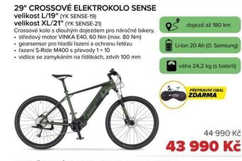 Auto Kelly 29" CROSSOVÉ ELEKTROKOLO SENSE nabídka