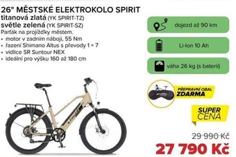 Auto Kelly 26" MĚSTSKÉ ELEKTROKOLO SPIRIT nabídka