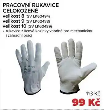 Auto Kelly PRACOVNÍ RUKAVICE CELOKOŽENÉ nabídka