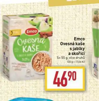 Billa Emco ovesná kaše s jablky a skořicí nabídka