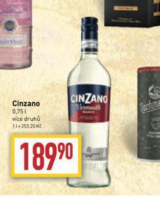 Billa Cinzano nabídka