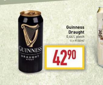 Billa Guinness draught nabídka