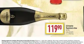 Billa Cinzano šumivé víno nabídka