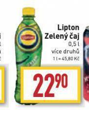 Billa Lipton zelený čaj nabídka