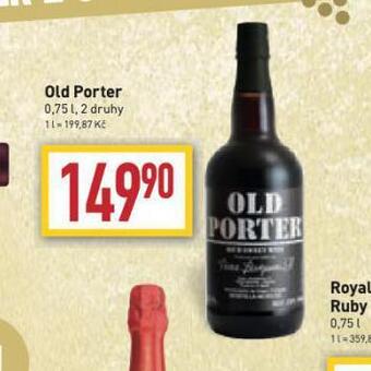 Billa Old porter nabídka