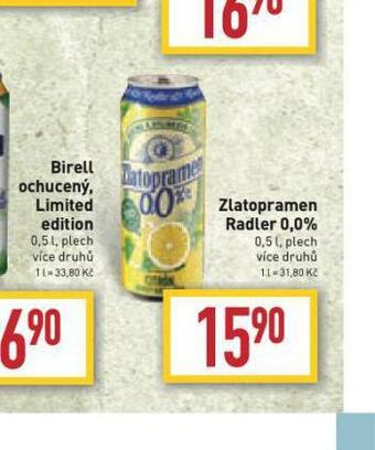 Billa Zlatopramen radler 0,0% nabídka